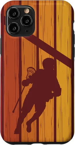 Vista 10 de iPhone 15 Retro Lacrosse Goalie Goalkeeper - Vintage Lacrosse Goalie Case