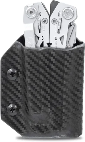 Vista 10 de Clip & Carry Kydex Funda para Multiherramienta para Gerber Suspension NXT - Fabricada en Estados Unidos - Funda Portaherramientas Múltiples Cubierta