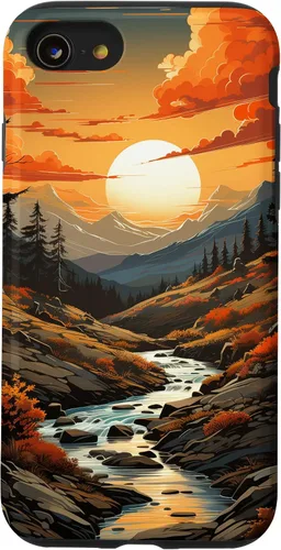 Vista 18 de Great Smoky Mountains - Mountain Scene Mountain Theme Nature Case for iPhone 17