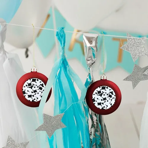 Vista 159 de Boobs Funny Shatterproof Matte Christmas Balls for Tree Wreath Home Decor 1PCS