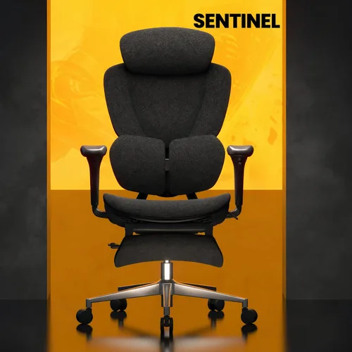 Vista 6 de FLEXISPOT Sentinel Ergonomic Gaming Chair Charcoal Dual-Wing Adaptive Lumbar,Adjustable Armrests,Recline &Tilt Function,Adjustable Backrest,for