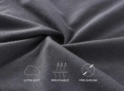 Vista 8 de Sudadera Desplato con capucha, manga larga, ligera, estilo henley, informal, para hombre