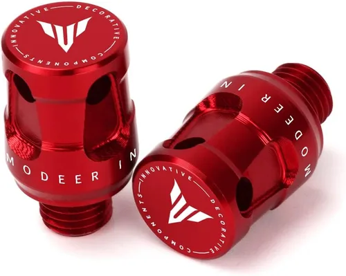 Vista 5 de Modeer Para MT03 MT07 MT09 / SP MT10 MT25 MT125 FZ07 09 Todo el año Motocicleta CNC M10 x 1.25 Espejo retrovisor Tapones Tornillos Soporte de espejo