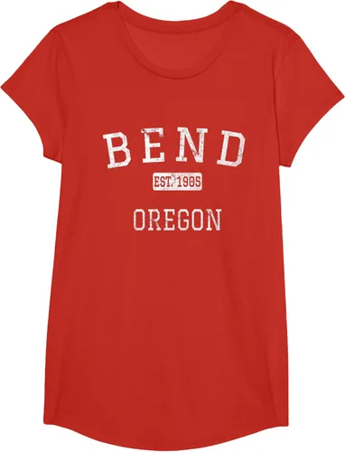 Vista 63 de Bend Oregon OR Camiseta vintage, Negro