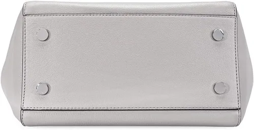 Vista 6 de MICHAEL Michael Kors Whitney - Bolso pequeño de cuero con guijarros, Gris (Pearl Grey), 38F8CHMS3L