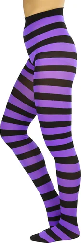 Vista 6 de ToBeInStyle, mallas con pie, con rayas anchas, para mujer