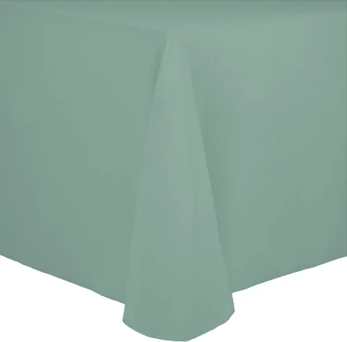 Vista 38 de Ultimate Textile Cotton-Feel - Mantel ovalado de poliéster hilado resistente a las manchas y a las arrugas, lavable a máquina, color berenjena, 1