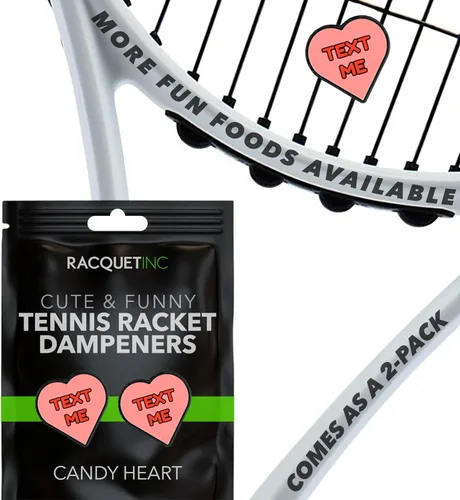 Vista 54 de Racquet Inc Regalos de Tenis - Amortiguadores de Vibración para Raqueta de Tenis - Absorbe Choques, Reduce la Vibración de las Cuerdas para Mejor