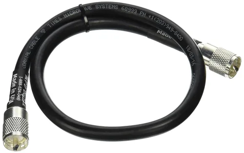 Vista 4 de MPD Digital I LMR400UF Times - Cable coaxial de microondas I UHF PL259 macho a UHF PL259 conector macho I de baja pérdida I CB radio, WiFi de punto