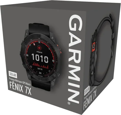 Vista 11 de Garmin Fenix 7X - Reloj GPS multideportivo impermeable con pantalla solar de 1.4 pulgadas con linterna LED integrada y Bluetooth