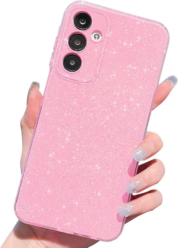 Vista 74 de MINSCOSE Funda compatible con Samsung Galaxy A14 5G, bonita funda delgada con purpurina fina, a prueba de golpes, de TPU para mujeres y niñas