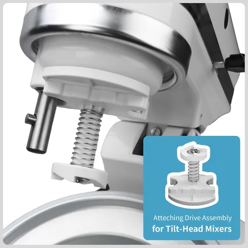 Vista 2 de Piezas para máquina de helados KitchenAid, accesorio para unidad de helado, se adapta a KitchenAid Maker