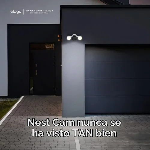 Vista 7 de elago Funda de silicona para Google Nest Cam para exteriores o interiores Negro