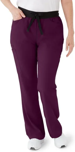 Vista 16 de ave. Women's Coastal Seven Pocket Bootcut Scrub Pant Negro