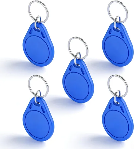 Vista 5 de Desfire EV3 2K Tag NFC Fob RFID Tag 13.56MHz para control de acceso (5 piezas)