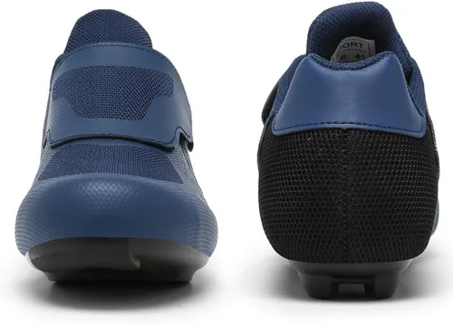 Vista 2 de Zapatos de ciclismo unisex compatibles con zapatos Peloton, zapatos de ciclismo de carretera para interiores para hombres y mujeres, preinstalados