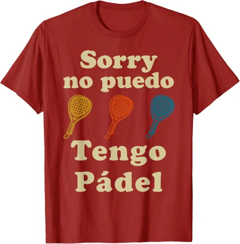 Vista 29 de Funny I Have Padel Player Sport en Español Camiseta Hombre