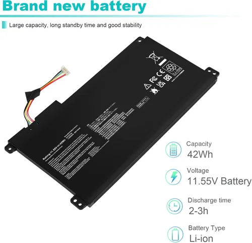 Vista 5 de TREE.NB B31N1912 - Batería para portátil compatible con ASUS VivoBook 14 E410MA L410MA E410KA E510MA E510KA F414MA L510MA R522MA E410MA-EK026TS