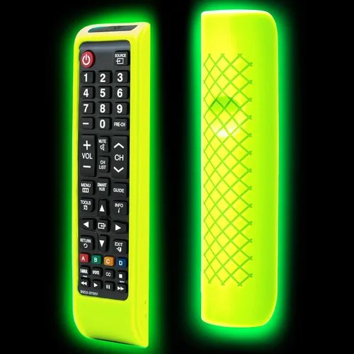 Vista 12 de Funda de silicona para control remoto de Samsung, funda de silicona para BN59-01199F Smart TV Control Skin Sleeve Negro