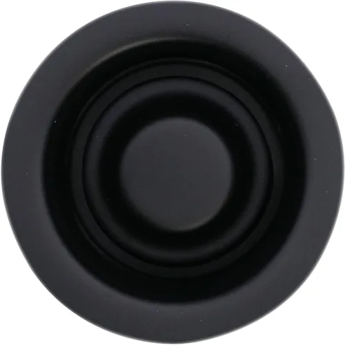 Vista 4 de Westbrass R2089-62 - Brida de drenaje y tapón de eliminación de residuos para fregadero de cocina de 4-1/4 pulgadas, 1 paquete, negro mate