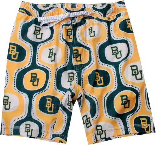 Vista 9 de Wes and Willy Pantalones cortos de natación con tecnología retro para hombre, para fanáticos de los deportes universitarios