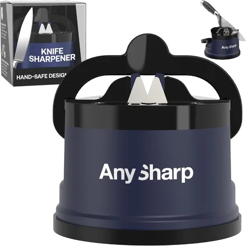 Vista 18 de AnySharp – EDICIONES – Afilador de cuchillos manos libres - Herramienta de afilado fácil de usar con base de succión PowerGrip y ángulo