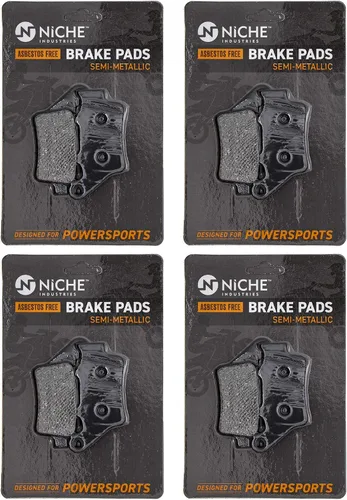 Vista 7 de NICHE Juego de pastillas de freno para Husqvarna WR 125 250 BMW F800S F650 F800GS F650GS F700GS KTM Triumph Delantero Trasero Semimetálico