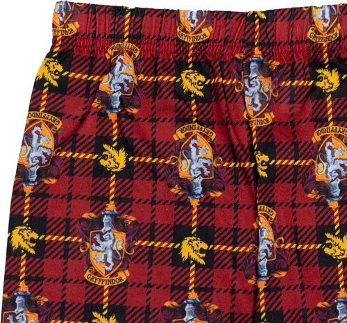 Vista 6 de Harry Potter Hufflepuff Ravenclaw Slytherin Gryffindor BoysGirls Pajama Shirt and Pants Little Kid to Big Kid