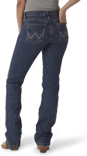 Vista 3 de Wrangler Jeans elásticos de tiro medio para mujer