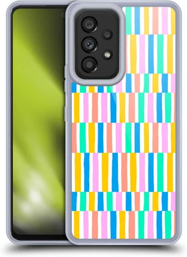 Vista 11 de Head Case Designs Officially Licensed Ninola Brushstrokes Multi Colorful Gel Case [Military Grade Protection] Compatible with Samsung Galaxy A53 5G