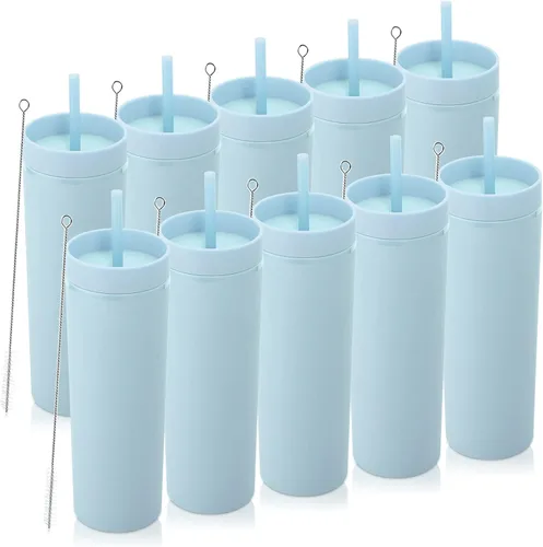 Vista 15 de Volhoply Vasos delgados de plástico de 20 onzas