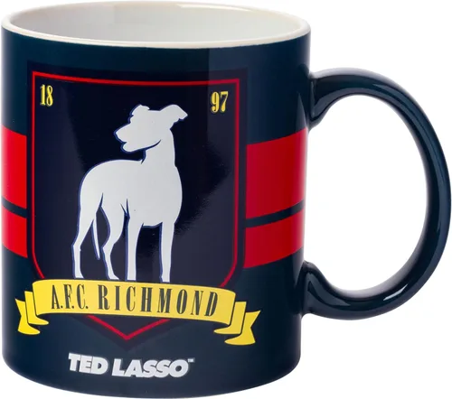 Vista 9 de Silver Buffalo - Taza de cerámica esculpida en 3D con forma de balón de fútbol de Ted Lasso Believe, 20 onzas Balón de fútbol Believe de 20 onzas