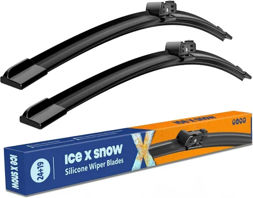 Vista 82 de Escobillas limpiaparabrisas repelentes al agua de 13"+13" de repuesto para JEEP Wrangler TJ 2006 2005 2004 2003 2002 2001 2000 1999 1998 1997