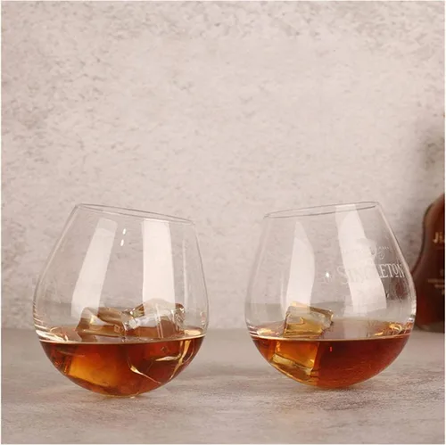 Vista 3 de Vaso de whisky, whisky de malta individual Singleton, vaso agitado con forma de huevo Roly-Poly Liquor Whisky Copa de vino BAR Dropship