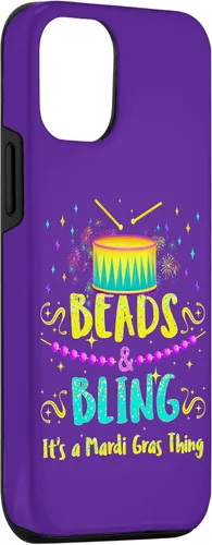 Vista 3 de Funda para iPhone 15 Beads and Bling It's Mardi Gras Thing Phone Case Mardi Gras