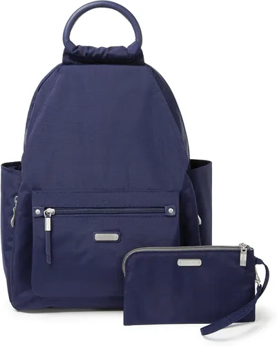 Vista 36 de Baggallini Mochila todo el día para mujer con pulsera de teléfono RFID, Negro, talla única