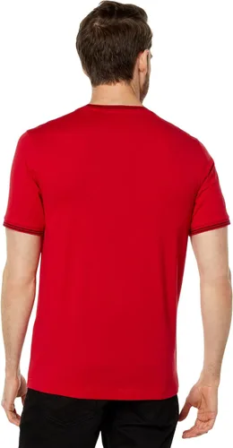 Vista 2 de Psycho Bunny Logan Tee Rojo Rubí MD (US Hombre 5), Rojo (Ruby Red)