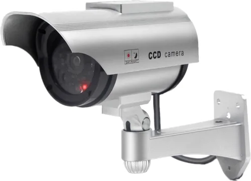 Vista 7 de Cámara de seguridad falsa, sistema de vigilancia CCTV falso (1, negro)
