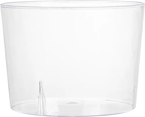 Vista 11 de Restaurantware Copas de parfait de 6 onzas, 20 tazas redondas de mousse, desechables, duraderos, de plástico transparente, para postres, aperitivos