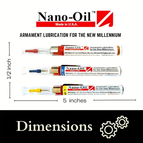 Vista 4 de Nano-Oil Trio - Kit de todos los 3 grados: 5 CLP + 10 + 85 Peso - Concentrado Antifricción NanoLube NLNA-5-10-85-8cc