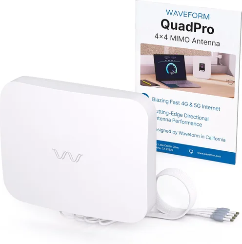 Vista 7 de Kit de Antena Panel de Aumento de Señal QuadPro 4x4 MIMO de Waveform Antena Externa para Enrutadores y Puertas de Enlace 4G/5G para Internet