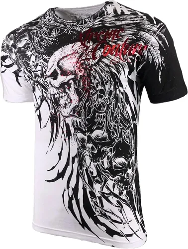 Vista 5 de Xtreme Couture Camiseta de manga corta para hombre Dead OR Alive, Negro