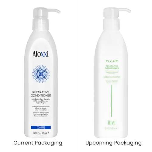 Vista 2 de ALOXXI Acondicionador reparador reparador del cabello con aminoácidos, péptidos y queratina con complejo ColourCare y tecnología avanzada