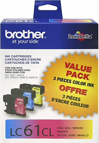 Vista 5 de Brother LC61BK Paquete de 2 cartuchos de tinta negra Negro 1