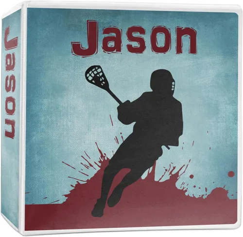 Vista 8 de Carpeta personalizada de 3 anillas Lacrosse - 1 pulgada