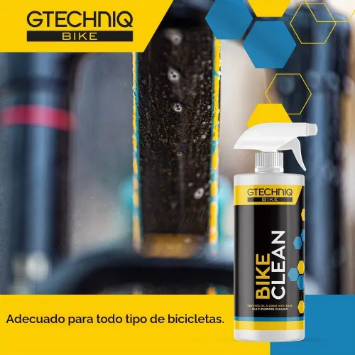 Vista 4 de Gtechniq Spray limpiador de bicicletas, 34 onzas líquidas Disuelve y descompone la suciedad, la suciedad y el aceite, fórmula amigable