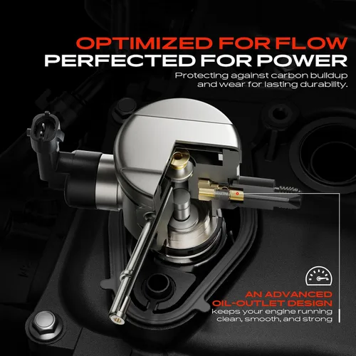Vista 6 de A-Premium Bomba de combustible de alta presión de inyección directa compatible con Volkswagen Golf 2018 y Audi A6 2016-2018, TT 2017-2018, 1.8L
