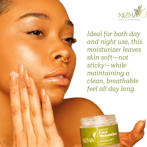 Vista 7 de Hidratante facial hidratante con ácido hialurónico y aloe – Crema facial diaria ligera para pieles secas, grasas, mixtas, maduras y sensibles