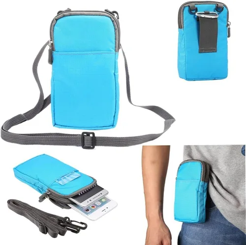 Vista 19 de Bolsa universal para teléfono celular, riñonera multiusos, para la cintura, para deportes al aire libre, funda para llevar teléfonos móviles