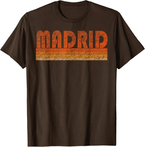 Vista 55 de clásico Retro Madrid playera, hombre 3XL, Asphalt Negro